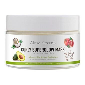 Hårmaske Alma Secret Curly Superglow 250 ml