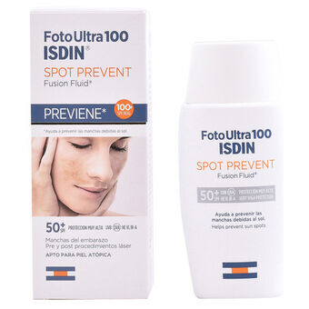 Solcreme til ansigtet Spot Prevent Isdin Foto Ultra SPF 50+ (50 ml) SPF 50+ 50 ml