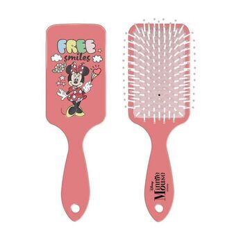 Børste til Glatning af Håret Disney   7,5 x 22,5 x 3,5 cm Pink Minnie Mouse