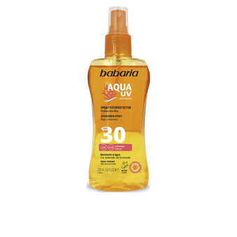 Krop solcreme spray Babaria Solar Aqua UV SPF 30 (200 ml)