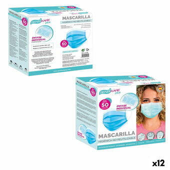 Box of hygienic masks SensiKare 50 Dele (12 enheder)