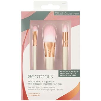 Sæt med Makeup Børster Ecotools Ready Glow Limited edition 3 Dele