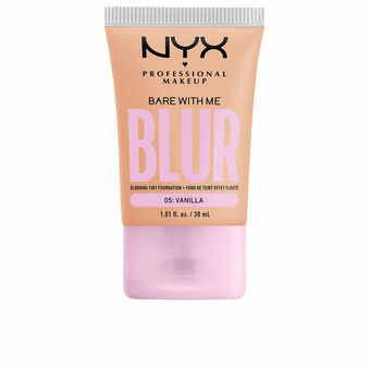 Flydende makeup foundation NYX Bare With Me Blur Nº 05-vanilla 30 ml