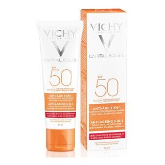 Anti-Age Creme Capital Soleil Vichy Antioxidant 3-i-1 Spf 50 (50 ml)