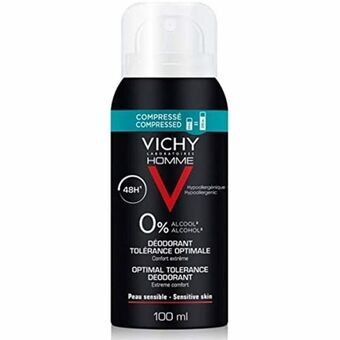 Spray Deodorant Vichy Tolérance Optimale Mænd Sem Álcool 48 timer Voksne unisex (100 ml)