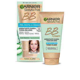Fugtighedscreme med Farve Garnier Skinactive Bb Cream Light 50 ml Spf 25