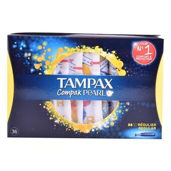 Pakke med tamponer Pearl Regular Tampax Tampax Pearl Compak (36 uds) (36 Enheder)