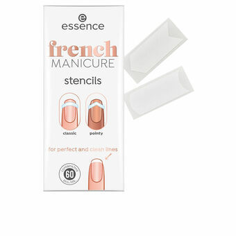 Kit til fransk manicure Essence   Skabeloner 60 Dele