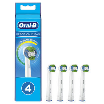 Ekstra til elektrisk tandbørste Oral-B Precision Clean Hvid 4 enheder