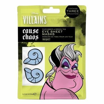 Øjenpleje maske Mad Beauty Disney Villains Ursula (6 x 5 ml)