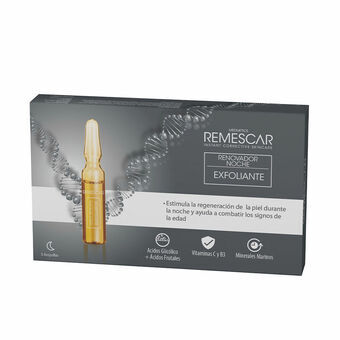 Eksfolierende ansigtscreme Remescar Instant Corrective Skincare Nat (5 x 2 ml)