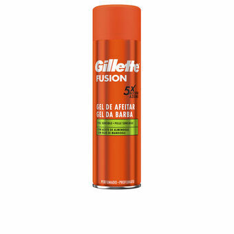 Barbergel Gillette Fusion Følsom hud 200 ml