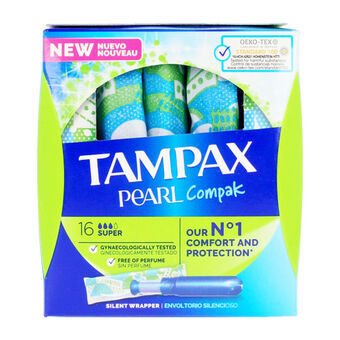 Super tamponer Pearl Tampax (18 uds)