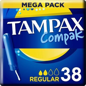Almindelig tamponer Tampax Compak 38 unidades