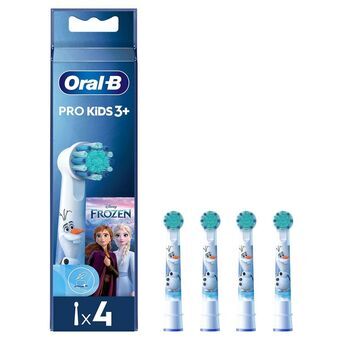 Tandbørstehoved Oral-B EB10 4 FFS FROZEN II Blå/hvid 4 enheder
