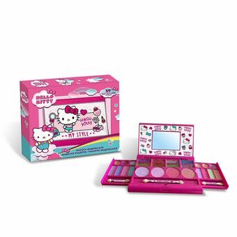 Makeup Sæt til Børn Hello Kitty Hello Kitty Plumier Alumino Maquillaje 18 Dele (18 pcs)