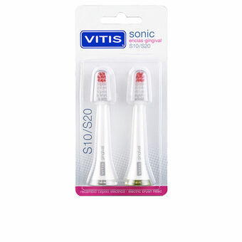 Ekstra til elektrisk tandbørste Vitis Sonic S10/S20 Gingival 2 enheder