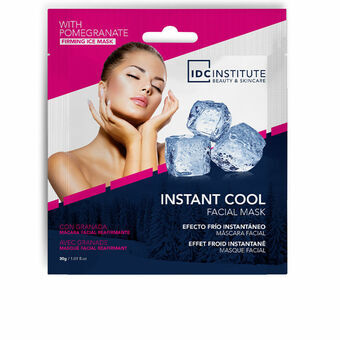 Fugtgivende Ansigtsmaske IDC Institute Instant Cool Kold effekt Granatæble (30 g)