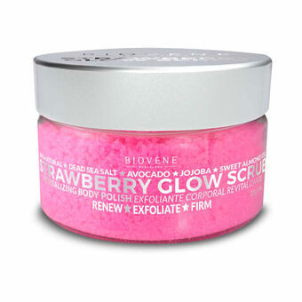 Bodylotion Biovène Strawberry Glow Scrub 200 g