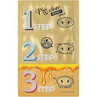 Anti-Porer Behandling Holika Holika Pig Clear Honey Gold 3 Step