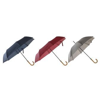 Automatisk paraply DKD Home Decor Metal Pongee (104 x 104 x 89 cm) (3 enheder)