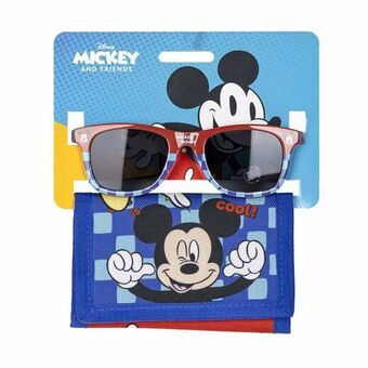Sunglasses and Wallet Set Mickey Mouse 2 Dele Blå
