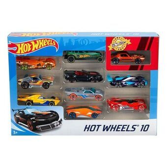 Legetøjssæt med køretøjer Hot Wheels Metal (10 Pcs)