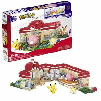 Konstruktionssæt Pokémon Mega Construx - Forest Pokémon Center 648 Dele