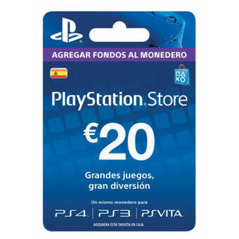 Lykønskningskort Sony PlayStation Network Card (20 Euro)