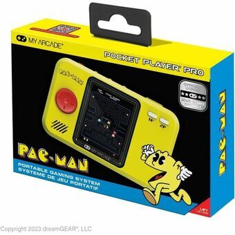 Transportabel spillekonsol My Arcade Pocket Player PRO - Pac-Man Retro Games Gul