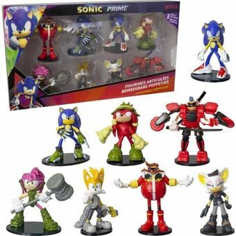 Artikulerede Figurer Sonic Prime 8 Dele