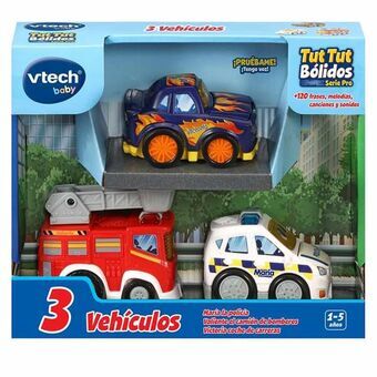 Legetøjssæt med køretøjer Vtech 8 x 9 x 5,5 cm 3 Dele