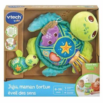 Bamse Vtech Baby  Juju, Mother Turtle  + 6 måneder Genbrug Musical
