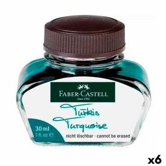 Inkwell Faber-Castell Turkisblå 30 ml (6 enheder)