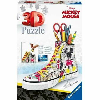 3D Puslespil Ravensburger Sneaker Mickey Mouse (108 Dele)