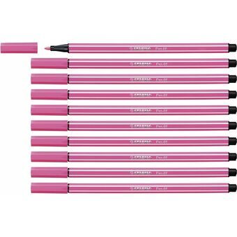 Markør Stabilo Pen 68 Pink 10 enheder