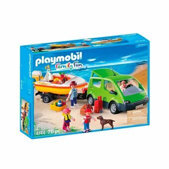 Legetøjssæt med køretøjer Playmobil Family Fun 76 Dele