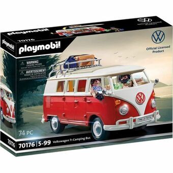 Legetøjssæt med køretøjer Playmobil 70176 Volkswagen T1 Bus Rød