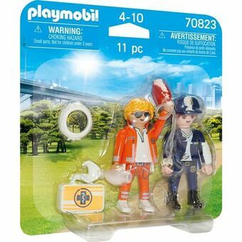 Playset Playmobil 70823 Doctor Politi 70823 (11 pcs)