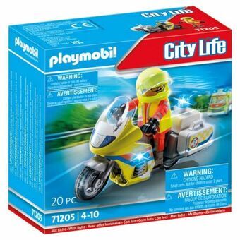 Legetøjssæt med køretøjer Playmobil 71205 Motorcykel 20 Dele