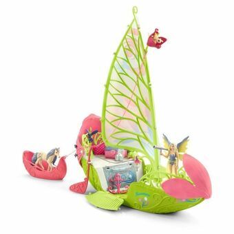 Playset Schleich Sera\'s magical flower boat Hest Plastik