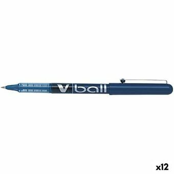 Pen med flydende blæk Pilot Roller V-Ball Blå 0,3 mm (12 enheder)