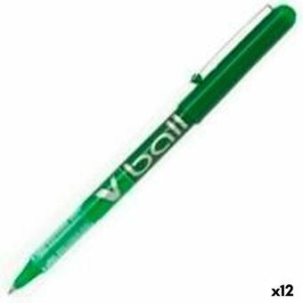 Pen med flydende blæk Pilot BL-VB-5 Grøn 0,3 mm (12 enheder)