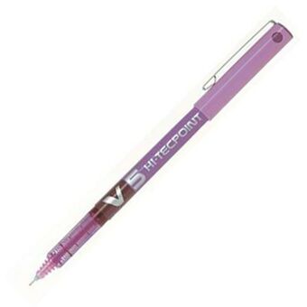 Liquid ink ballpoint pen Pilot Roller V-5 Violet 12 enheder