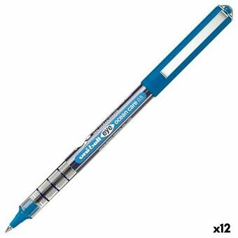 Pen med flydende blæk Uni-Ball Eye Ocean Care Blå 0,5 mm (12 enheder)