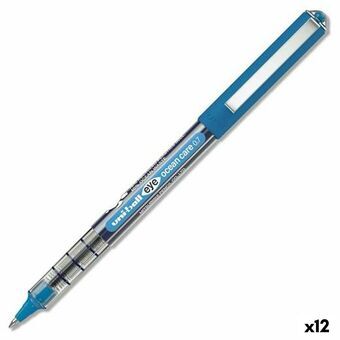 Pen med flydende blæk Uni-Ball Eye Ocean Care Blå 0,7 mm (12 enheder)