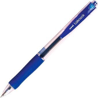 Pen med flydende blæk Uni-Ball Rollerball Laknock SN-100 Sort 0,3 mm (12 Dele)