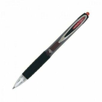 Pen med flydende blæk Uni-Ball Rollerball Signo UM-207 Rød 0,4 mm (12 Dele)
