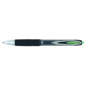 Pen med flydende blæk Uni-Ball Rollerball Signo UM-207 Grøn 0,4 mm (12 Dele)