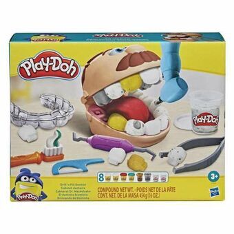 Modellervoks Spil Play-Doh F1259 8 botes Dentista